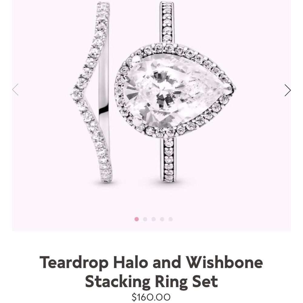 Pandora stacking Rings 3 rings total